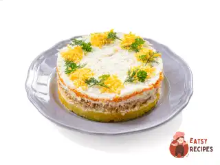 Класична «‎Мімоза» з рибними консервами