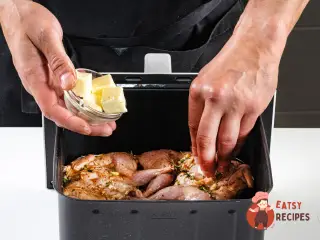 Крок 9: Перепілки в аерогрилі з овочами