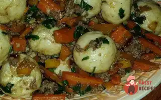 Полтавські Галушки З М'яСом