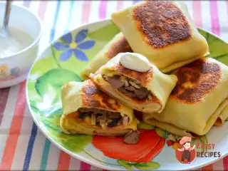 Млинці з печінкою