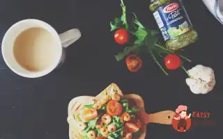 Сендвічі З Сирним Кремом Та Соусом Песто, З Часниковими Креветками