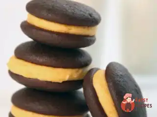 Шоколадне печиво з гарбузовою начинкою