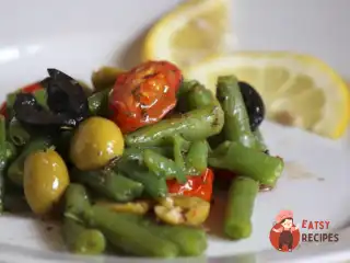 Холодний салат зі стручковою квасолею