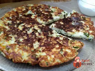 Сирий торт із зеленню