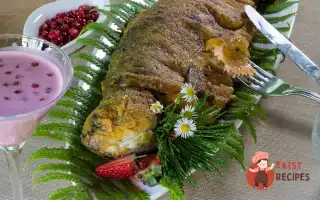 Форель Бурштинова З|Із| Бруснично-Вершковим Соусом
