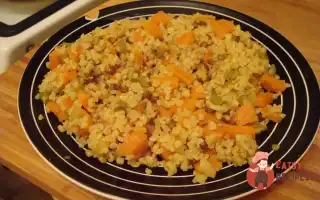 Булгур Із Сочевицею Та Овочами