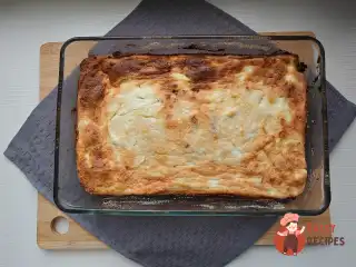 Сирна запіканка з родзинками