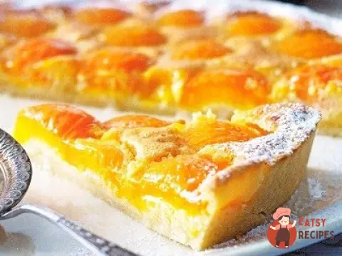Сирний пиріг з абрикосами