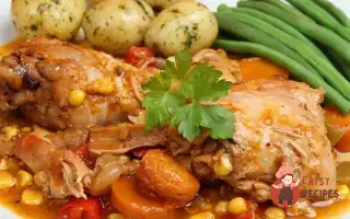 Курячі Стегенця З Овочами