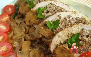 Котлети, Фаршировані Гречкою Та Грибами