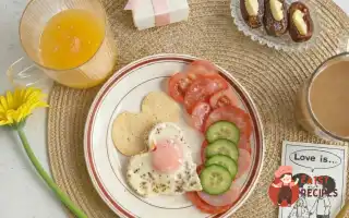 Простий романтичний сніданок до 14 лютого