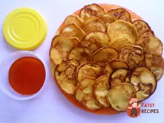Оладки з гарбузом на кефірі