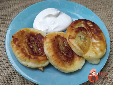 Оладки з бананом