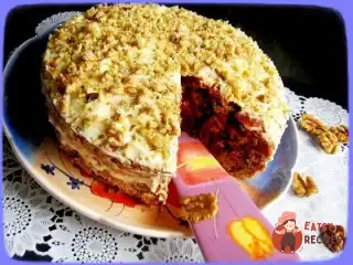Торт з буряка з волоськими горіхами