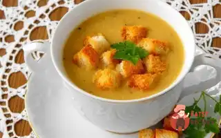 Сочевичний Суп Із Часниковими Сухариками
