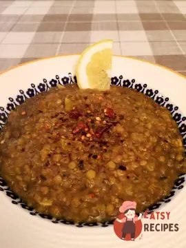 Суп із сочевиці з м'ятою