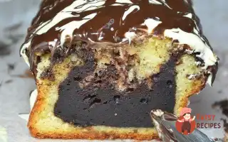 Ванільний Кекс З Вологою Шоколадною Начинкою