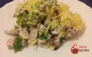 Салат З Баклажанів Та Шинки