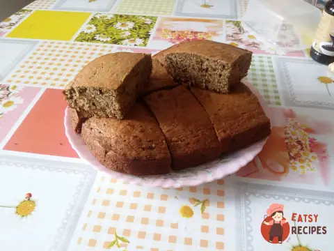Кавово-банановий кекс