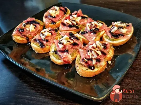 Брускетта "Карпаччо"