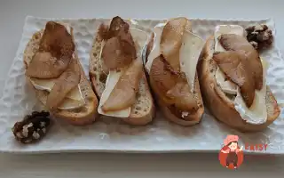 Брускета З Грушею, Сиром І Медом