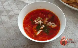 Борщ На Курячому Бульйоні