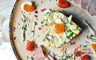 Олів'є По-Шошинськи З М'яСом Дикої Качки, Шинкою Та Крабами
