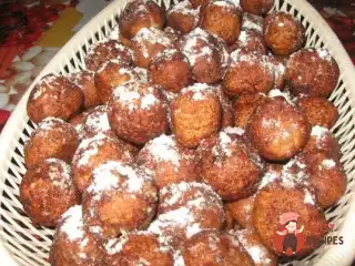 Пончики сирні з ваніллю