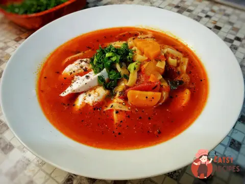 Лагман з куркою та селерою