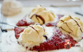 Лимонний Заморожений Йогурт Із Малиновим Соусом