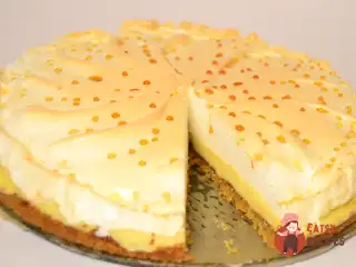 Лимонний пиріг з повітряним безе