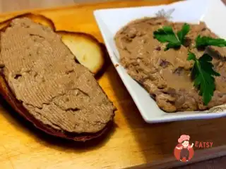 Паштет з курячої печінки з гливи