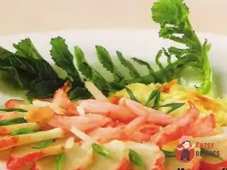 Гаряча закуска з крабів та креветок