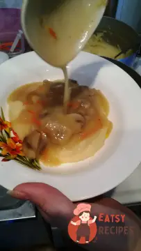 Грибний соус із зеленню