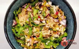 Салат Із Квашеної Капусти З Маринованими Огірками
