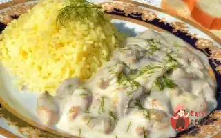 Курка В Молочно-Чесночному Соусі Із Зеленню