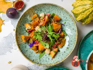 Салат з гарбуза з гребінцями