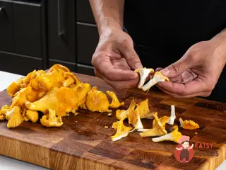 Крок 2: Омлет з лисичками
