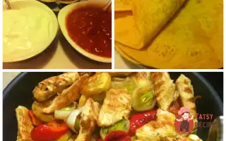 Фахітас З Куркою Та Мексиканським Коржом
