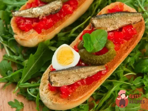 Брускетта зі шпротами