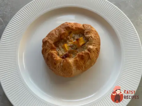 Біляші з гарбузом і фаршем у духовці