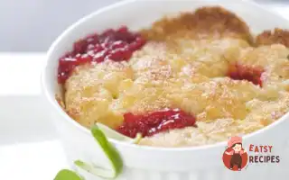 Печений Заварний Крем Із Малиною