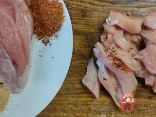 Крок 3: Пиріг з пряною куркою та пекінською капустою