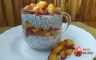 Чіа-Десерт Із Нектаринами