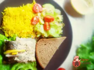 Запечений білий амур у фользі