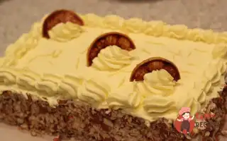 Лимонний Торт З Горіховим Прошарком