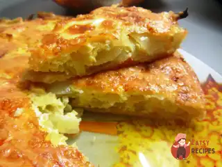 Швидкий цибульний пиріг