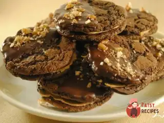 Шоколадне печиво-сендвічі з арахісовим маслом