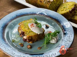 Гарбузова запіканка з грибним мусом