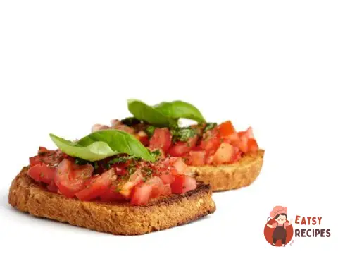 Підсмажений хліб (bruschette) з помідорами та базиліком